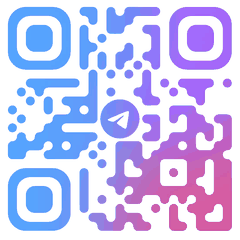 QR-код для перехода в Telegram @KReaL_Smena